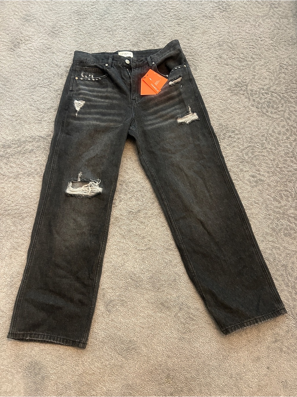YoungLA Men’s Black Jeans Size Small. Model #6025